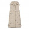 Ladies embroidered down cotton warm vest