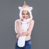 Unicorn Faux Fur LED Stage Cap Animal Hat