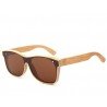 Unisex Full Bamboo Frame Polarized Sunglasses UV400