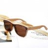 Unisex Full Bamboo Frame Polarized Sunglasses UV400