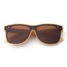 Unisex Full Bamboo Frame Polarized Sunglasses UV400