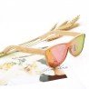 Unisex Full Bamboo Frame Polarized Sunglasses UV400