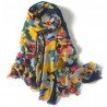 Women Lightweight New Designs Long Cotton Touch Shawl Wrap Warm Scarves