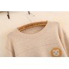 Round neck autumn and winter loose sweater