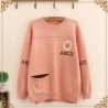 Round neck autumn and winter loose sweater
