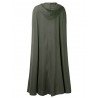 Women Casual Hooded Loose Cape Jacket Coats Cloak