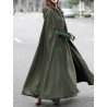 Women Casual Hooded Loose Cape Jacket Coats Cloak