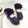 2021 new autumn winter winter warm boy snow boots PU wear resistant and antiskid ladies leisure shoes supply
