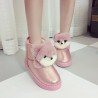 2021 new autumn winter winter warm boy snow boots PU wear resistant and antiskid ladies leisure shoes supply