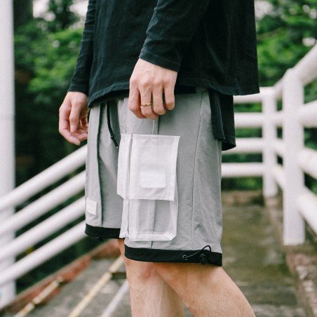 Summer tooling shorts men's five pants tide brand trend ins pocket loose sports beach pants casual pants