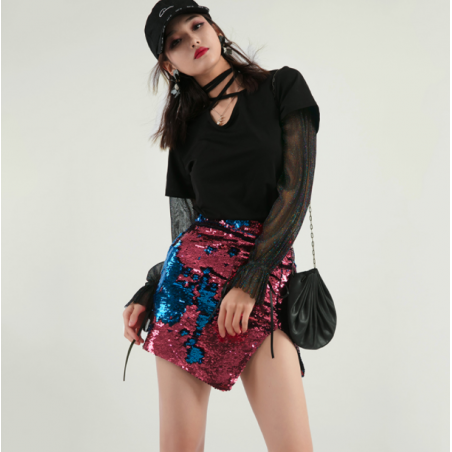 Women Stripe Elastic Waist Casual Loose Harem Pants