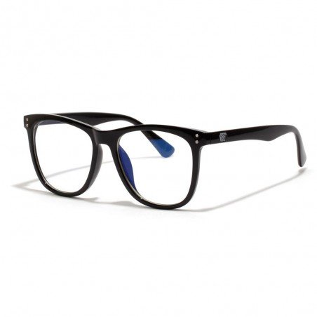 Blu-ray flat mirror male black frame literary glasses female