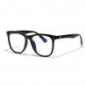 Blu-ray flat mirror male black frame literary glasses female
