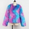 New Colorful Women'S Fur Coat Autumn Winter Jacket Woman Casual Fur Coat Natural Fur Streetwear