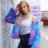 New Colorful Women'S Fur Coat Autumn Winter Jacket Woman Casual Fur Coat Natural Fur Streetwear