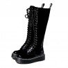 Flat Martin boots women thick heel long boots
