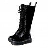 Flat Martin boots women thick heel long boots