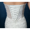 Wholesale fashion one word, shoulder lace, fishtail Tail Han bride married 2021 new wedding dress D95