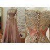 Lace evening dress