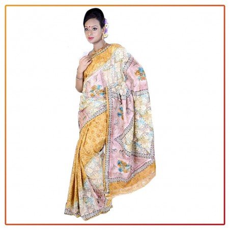Murshidabad Silk Butique Printed Original Saree 030