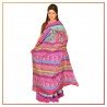 Murshidabad Silk Printed Saree 060