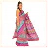 Murshidabad Silk Printed Saree 060