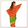 Murshidabad Silk Printed Saree 061