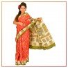 Murshidabad Silk Printed Saree 064