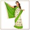 Murshidabad Silk Printed Saree 070