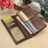 Men Genuine Leather Dragon Long Short Wallet Coin Money Card Holder Clutch Purse