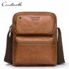 The factory supply new men's Shoulder Bag Messenger Bag Leather Handbag Bag male casual male one generation