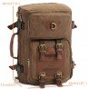 KAUKKO Men's Canvas Army Style Shoulder Travel Tactical Backpacks