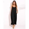 XS-5XL Women Boho Sexy Strap Backless V Neck Maxi Sundress