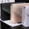 Women Evening Bridal Wallet Envelope Flash Diamond Clutch