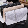 Women Evening Bridal Wallet Envelope Flash Diamond Clutch