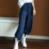 High-waisted wide-leg cashmere pants